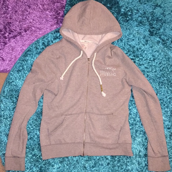 BKE Tops - BKE silver glitter hoodie